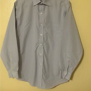 Madison Light Blue Checkered Dress Shirt